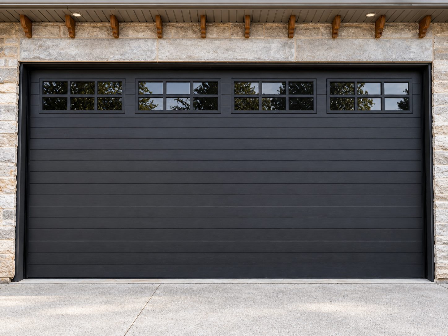 Residential garage door