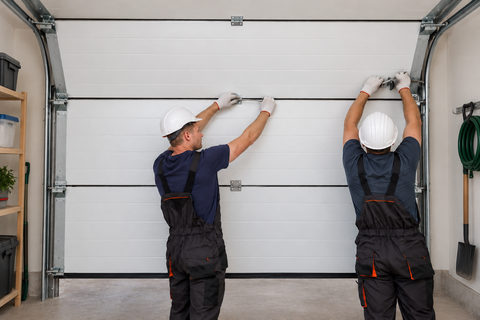 Garage door installation