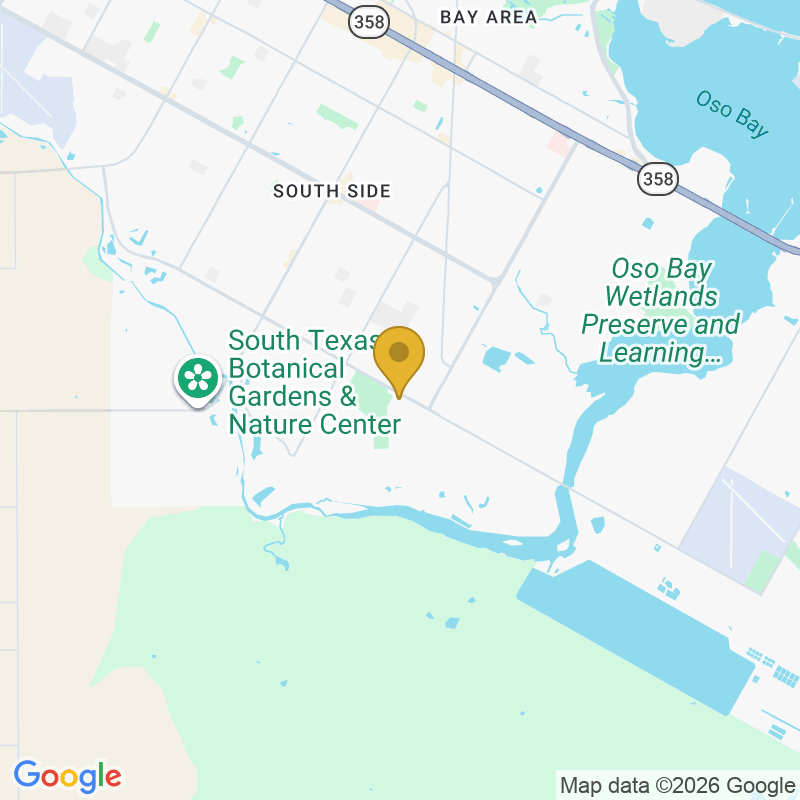 Map showing location of All Doors and More LLC, 7522 Bichon Dr #110, Corpus Christi, TX 78414