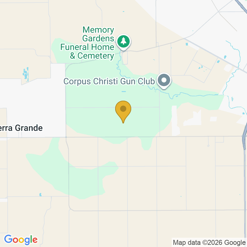Map showing location of ABC Garage Doors & Openers, Serves Corpus Christi