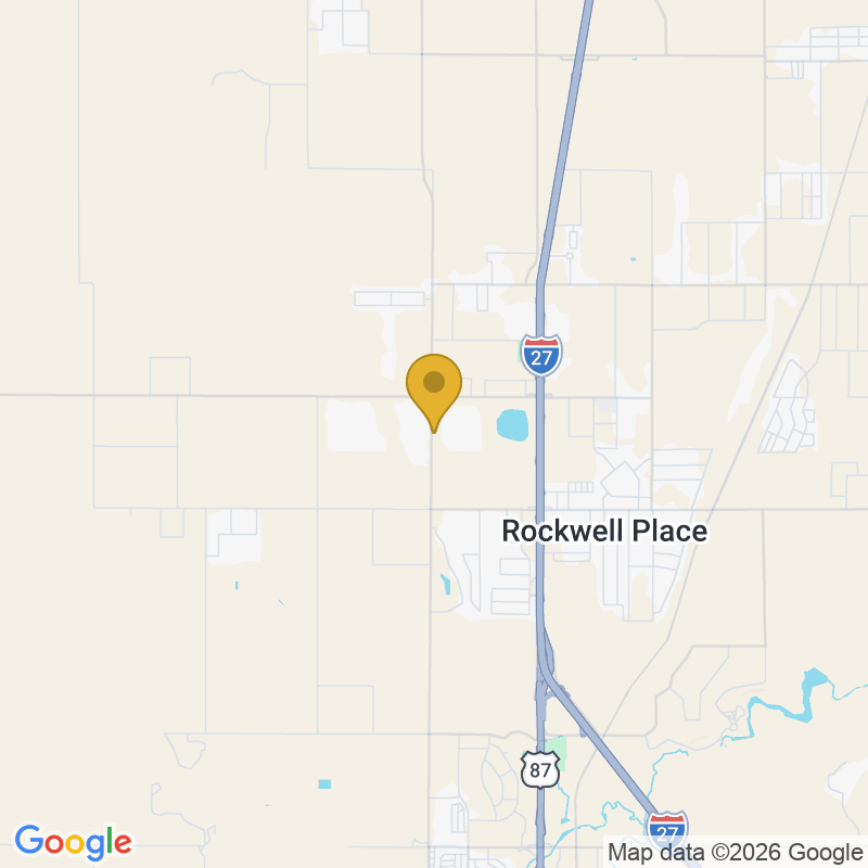 Map showing location of ProLift Garage Doors of Amarillo, 15261 FM 2590, Amarillo, TX 79119