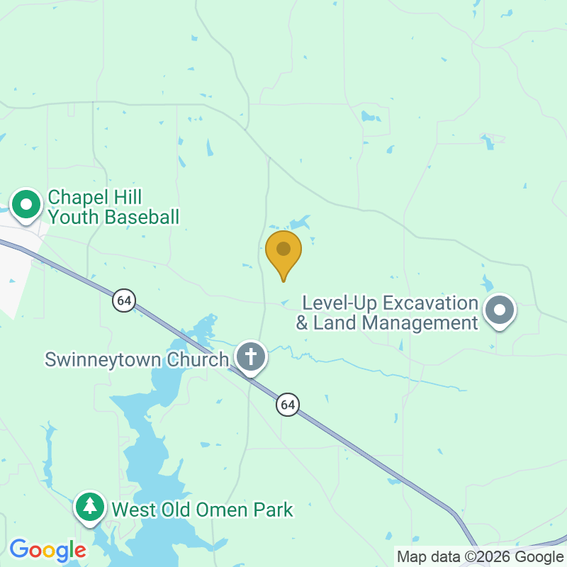 Map showing location of Craig's Overhead Door, Serves Tyler