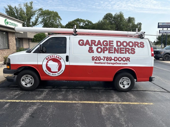 Bestland Garage Door Service van.