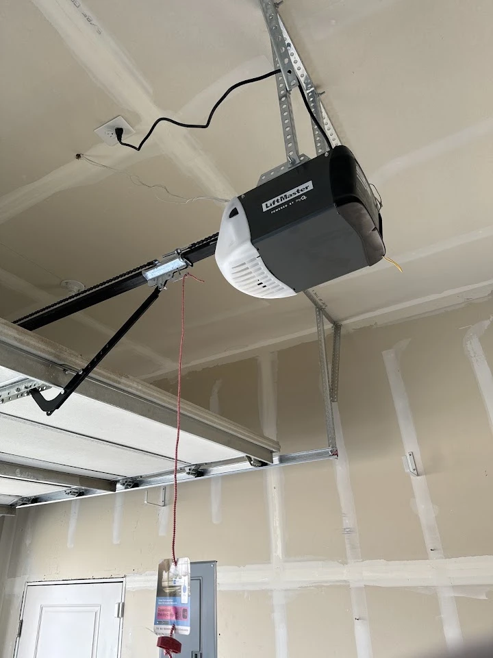 LiftMaster garage door opener installation.