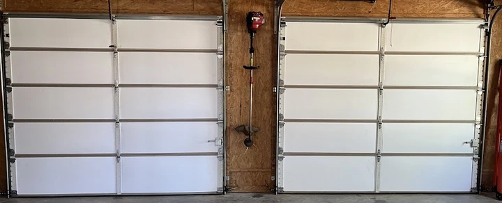 Craig's Overhead Door garage door installation.