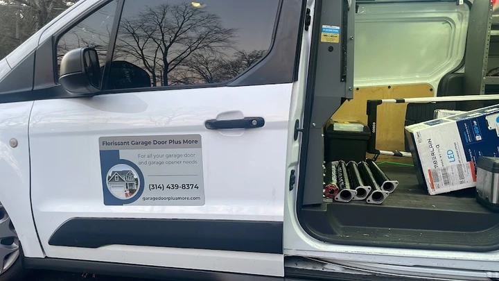 Florissant Garage Door Plus More service van.