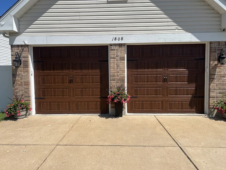 Garage doors installed by Precision Garage Door.