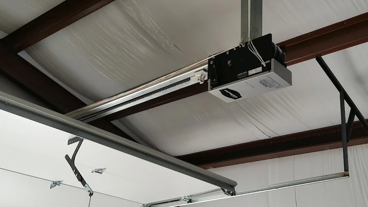 LiftMaster garage door opener installed by ADP.