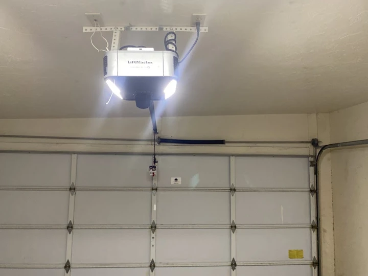 LiftMaster garage door opener installed by AZ Garage.