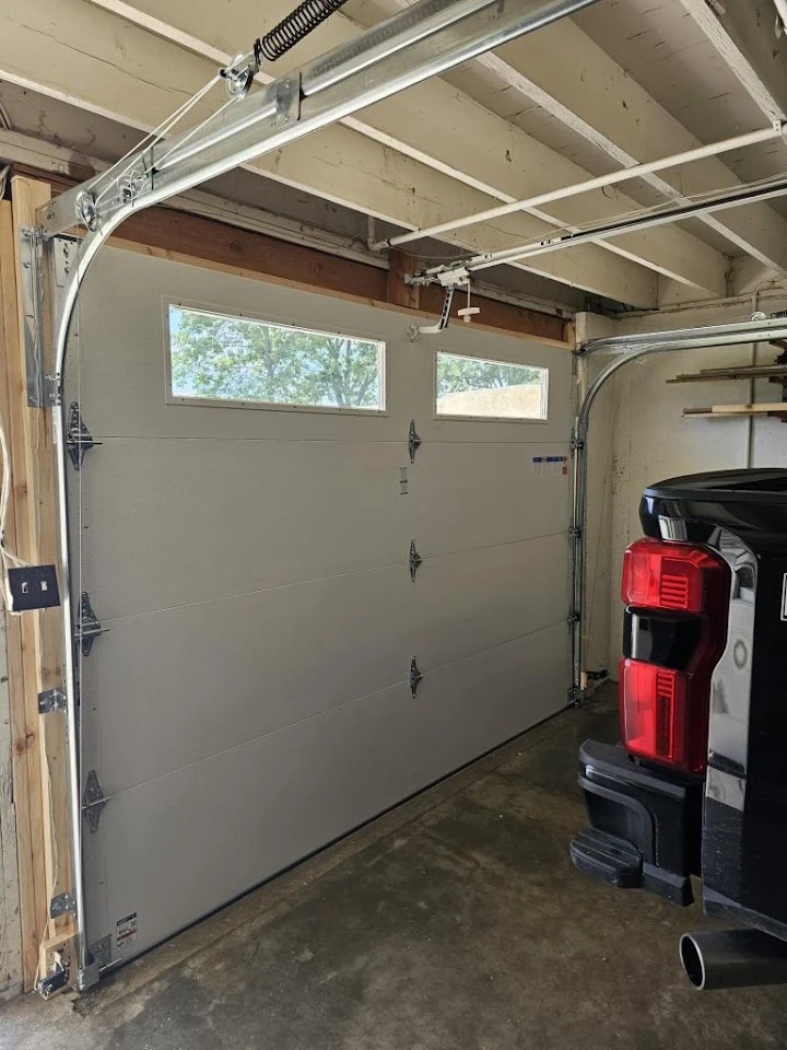New garage door installed by KC Garage Door Repair.