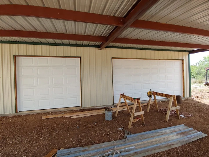 New garage doors installed by Abel's Garage Doors.