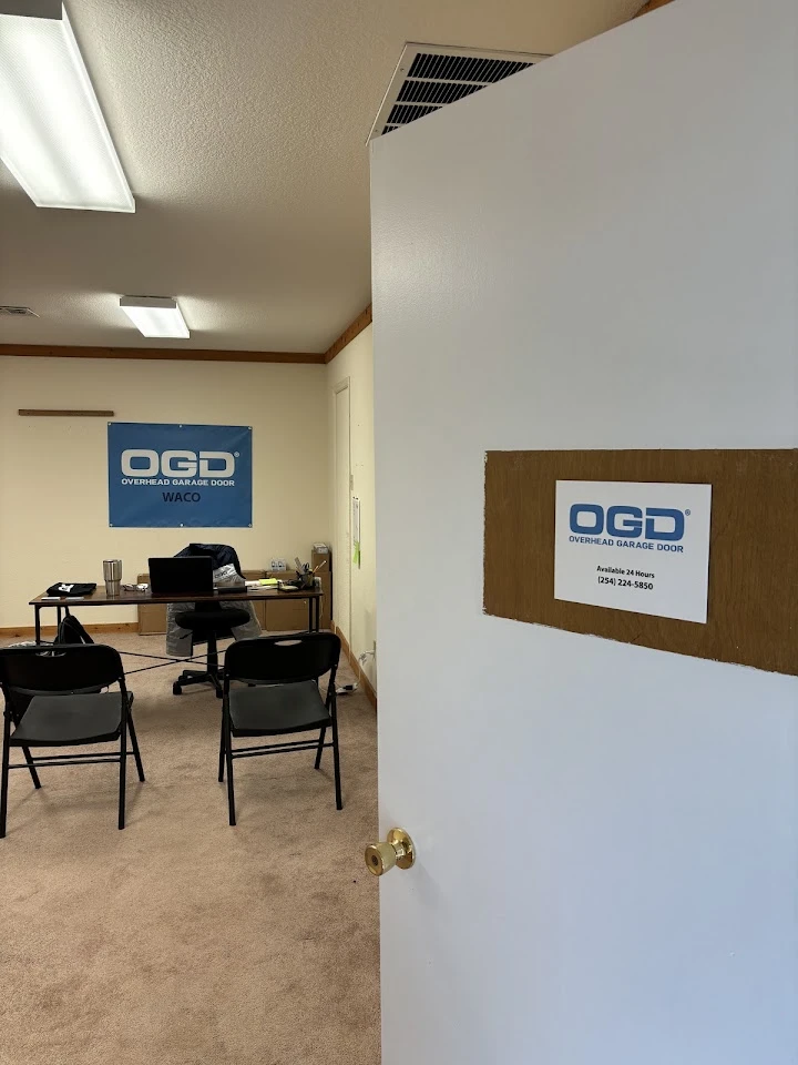 OGD Overhead Garage Door office and signage.