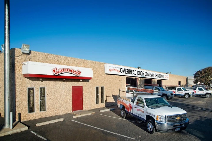 Overhead Door Company of Lubbock storefront.