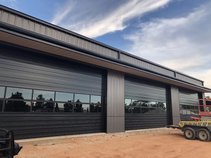 Reliant Overhead Door commercial shop doors.