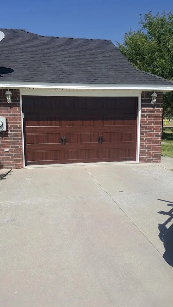 Texas Overhead Door garage door installation.