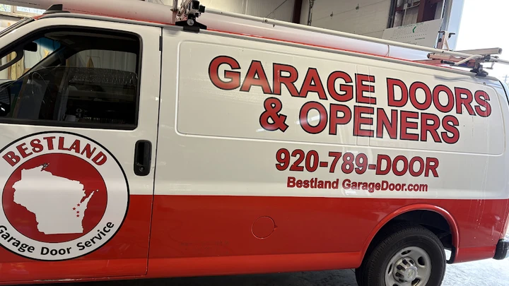Bestland Garage Door Service van.